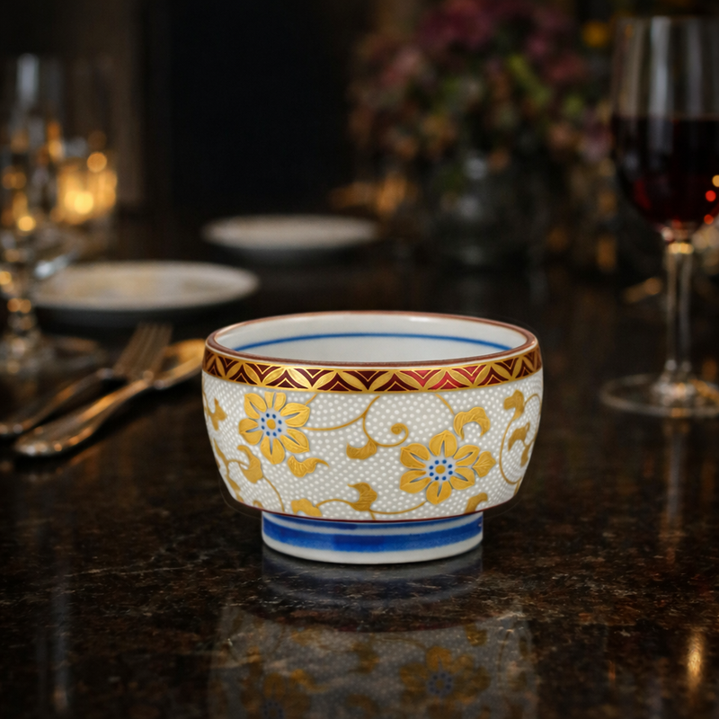 KUTANI WARE GUINOMI SHIROCHIBU TESEEN