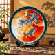 KUTANI DECORATIVE PLATE - RISING DRAGON / YOSHINORI FUKUDA