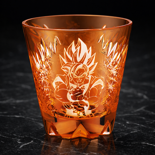 DRAGON BALL Z × EDO KIRIKO CUT CRYSTAL GLASS – PREMIUM JAPANESE CRAFT