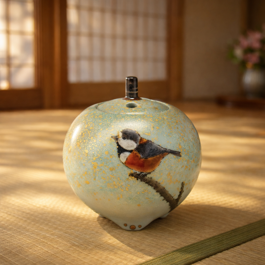 KUTANI JAPANESE INCENSE BURNER -VARIED TIT/TOSHITO NAKAMURA