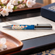 KUTANI WARE BALLPOINT PEN (SAKURA DESIGN) BP-07 - SEIKOU KILN