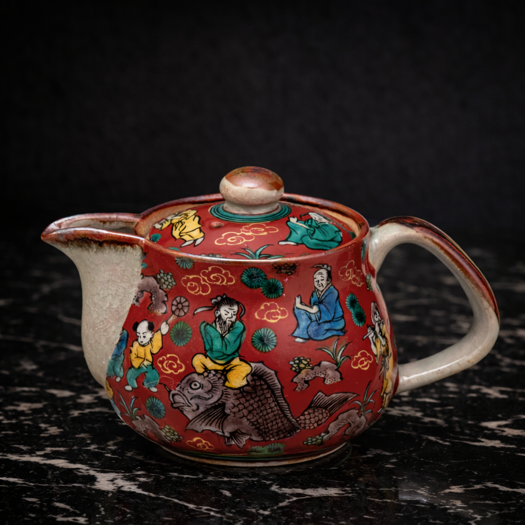KUTANI JAPANESE TEA POT MOKUBEI /BIZAN KLIN