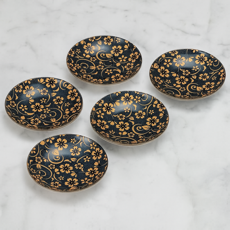 KUTANI SMALL PLATE AOCHIBU SAKURA