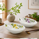 KUTANI WARE PAIR BOWL FLOWER
