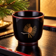 WAJIMA LACQUERWARE GUINOMI TAME-NURI PINE MAKI-E
