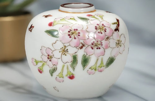 工芸品 Kutani ware vase by Takashi Kitamura Kutani Flower Vase|(less than 18cm) |Trditional Japanese