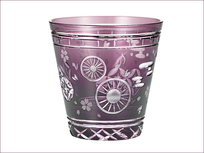 HATSUNE MIKU EDO KIRIKO GLASS – SENBONZAKURA LIMITED EDITION JAPANESE CUT GLASS