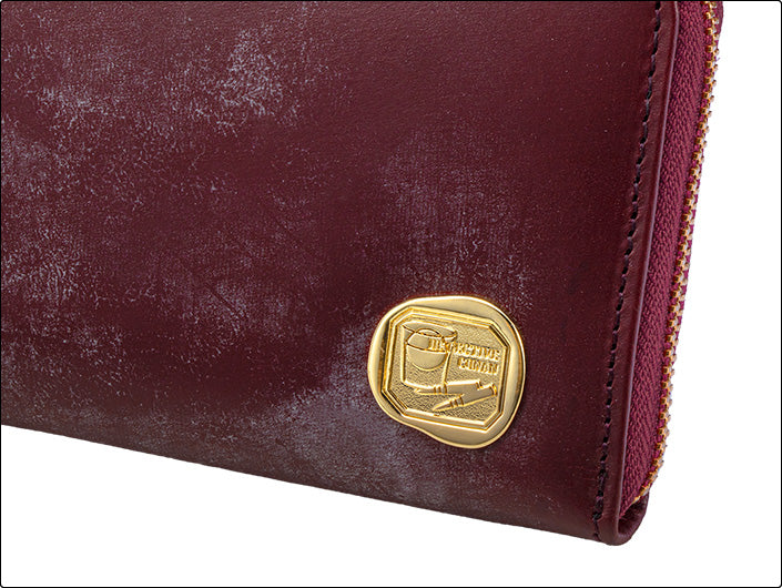 DETECTIVE CONAN BRITISH DETECTIVE PREMIUM LONG WALLET IN AUTHENTIC BRITISH BRIDLE LEATHER