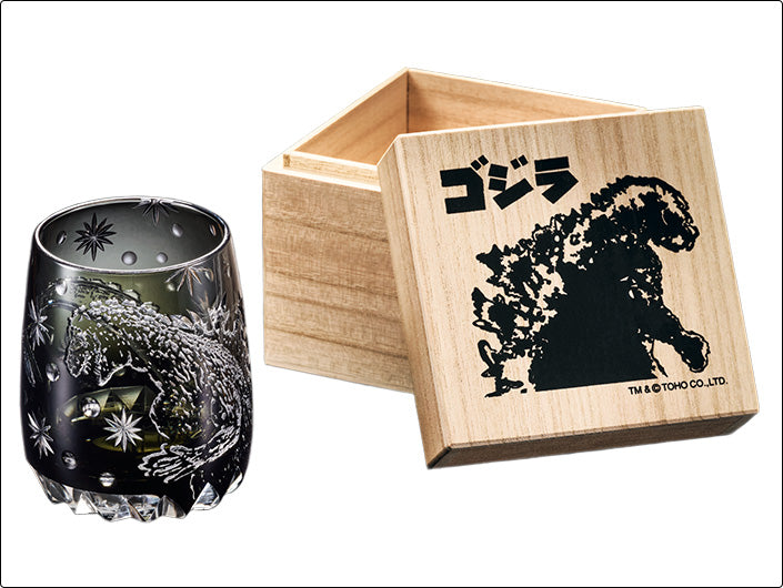 GODZILLA 70TH ANNIVERSARY EDO KIRIKO GLASS – JAPANESE CUT GLASS COLLABORATION LIMITED EDITION