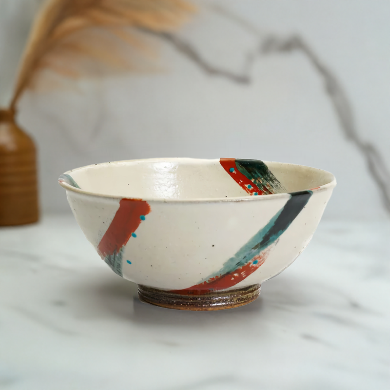 JAPAN KUTANI DONBURI BOWL IROE HAKEME /KOKUZOU KLIN