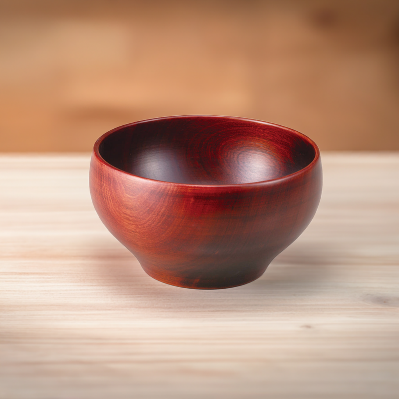 YAMANAKA LACQUERWARE SAKURA ROUND BOWL RED(L SIZE)