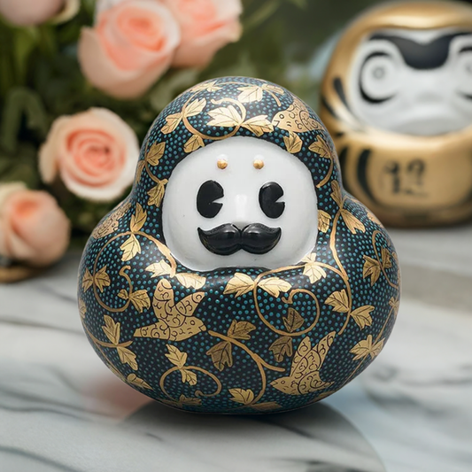 KUTANI WARE HYAKUMANSAN DARUMA AOCHIBU/TAISHI KILN