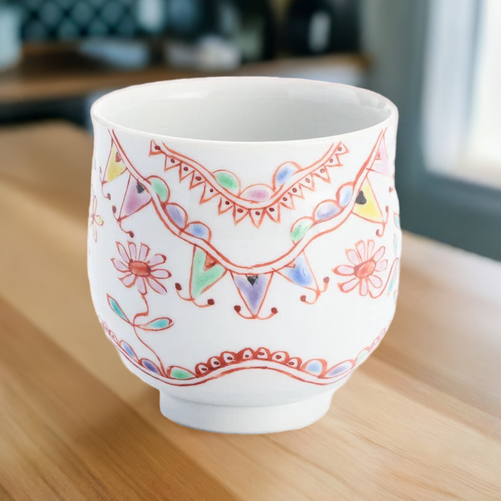 KUTANI WARE YUNOMI MOÉ  / GINSYUU KILN