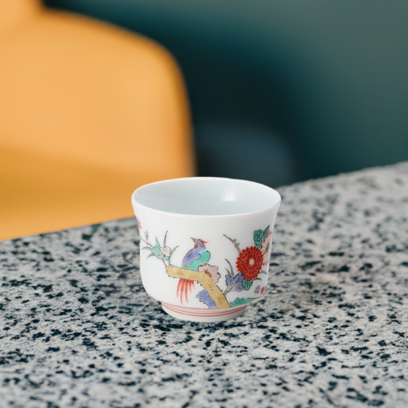 ARITA WARE KIKUTORI MON GUINOMI(LARGE) /  KAKIEMON