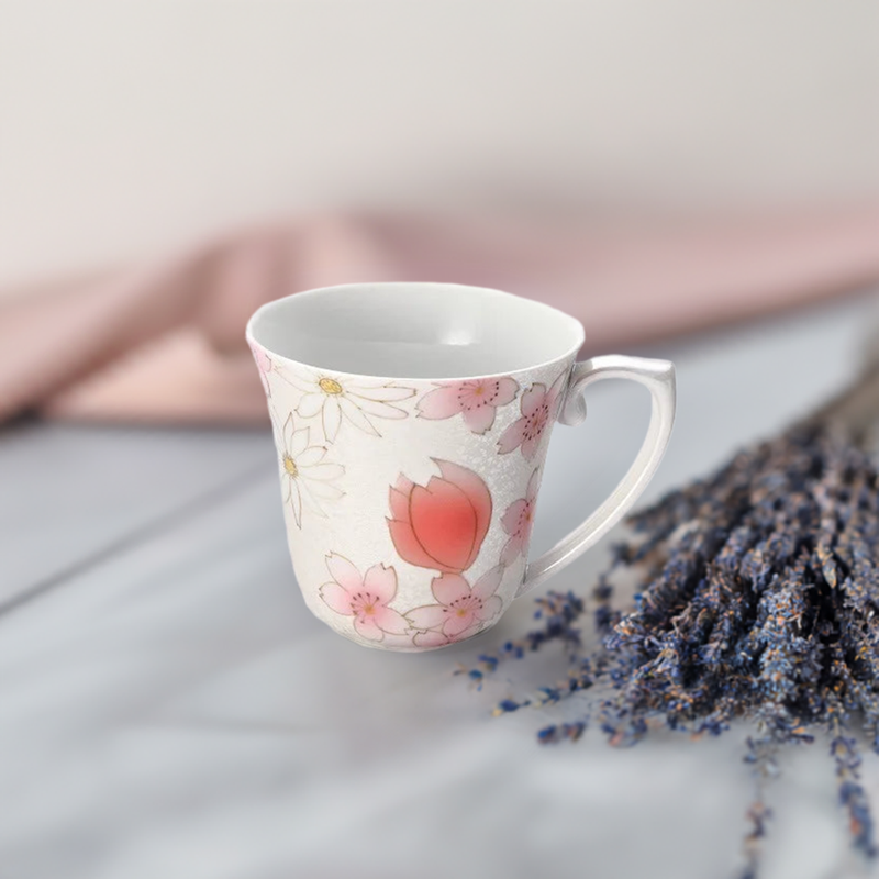 ARITA WARE CHERRY BLOSSOM MUG/ TASEI KILN