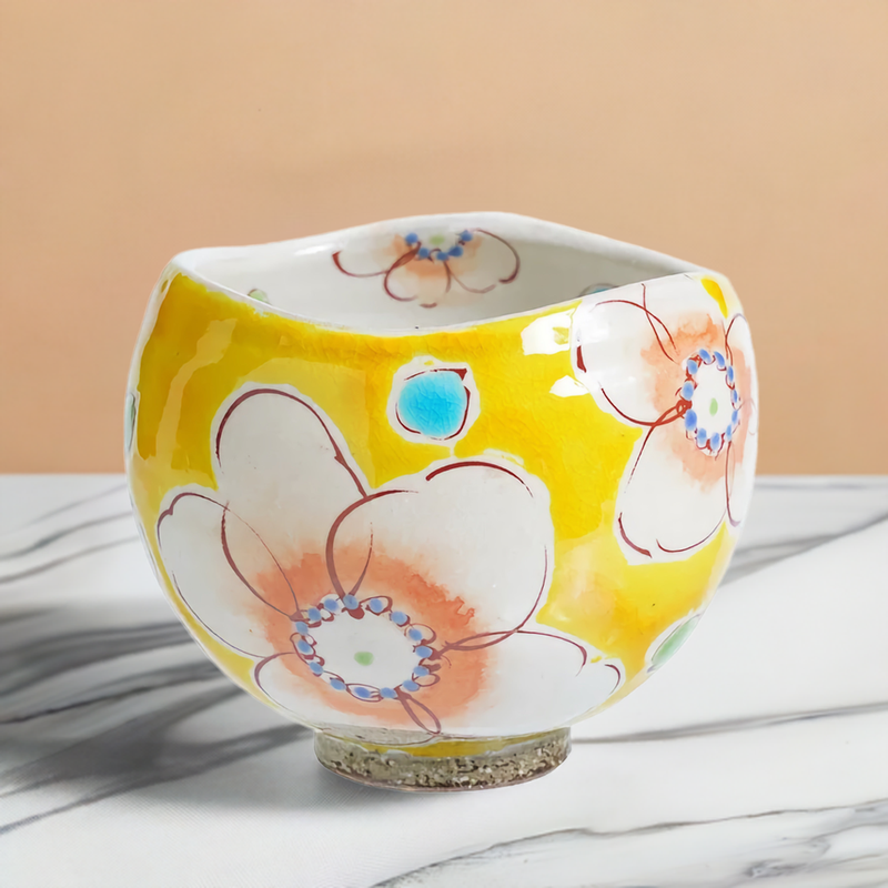 KOKUZOU KLIN KUTANI IPPUKU BOWL YWLLOW HANA URARA