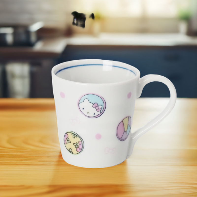 KUTANI JAPANESE HELLO KITTY MUG CUP 250CC - MARUMON