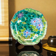 KUTANI WARE DECORATIVE PLATE EARLY SUMMER FIELDS /MINORU KAWADA