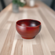 YAMANAKA LACQUERWARE SAKURA ROUND BOWL RED(M SIZE)
