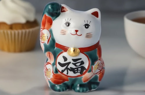 Kutani Lucky Mallet.Takasago Couple|Trditional Japanese Pottery