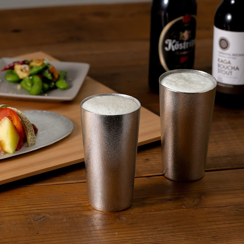 NOUSAKU JAPANESE TWO-PIECE BEER CUP SET