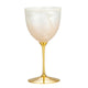 JAPANESE WINE GLASS KUTANI GINSAI ORANGE