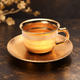 ARITA WARE COFFEE CUP & SAUCER “SEN-DAN” – GOLD SERIES