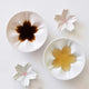 HIRACLE SAKURA KUTANI PLATES – WHITE & PINK SMALL PLATE AND MINI DISH PAIR SET (4 PIECES, GIFT BOX)