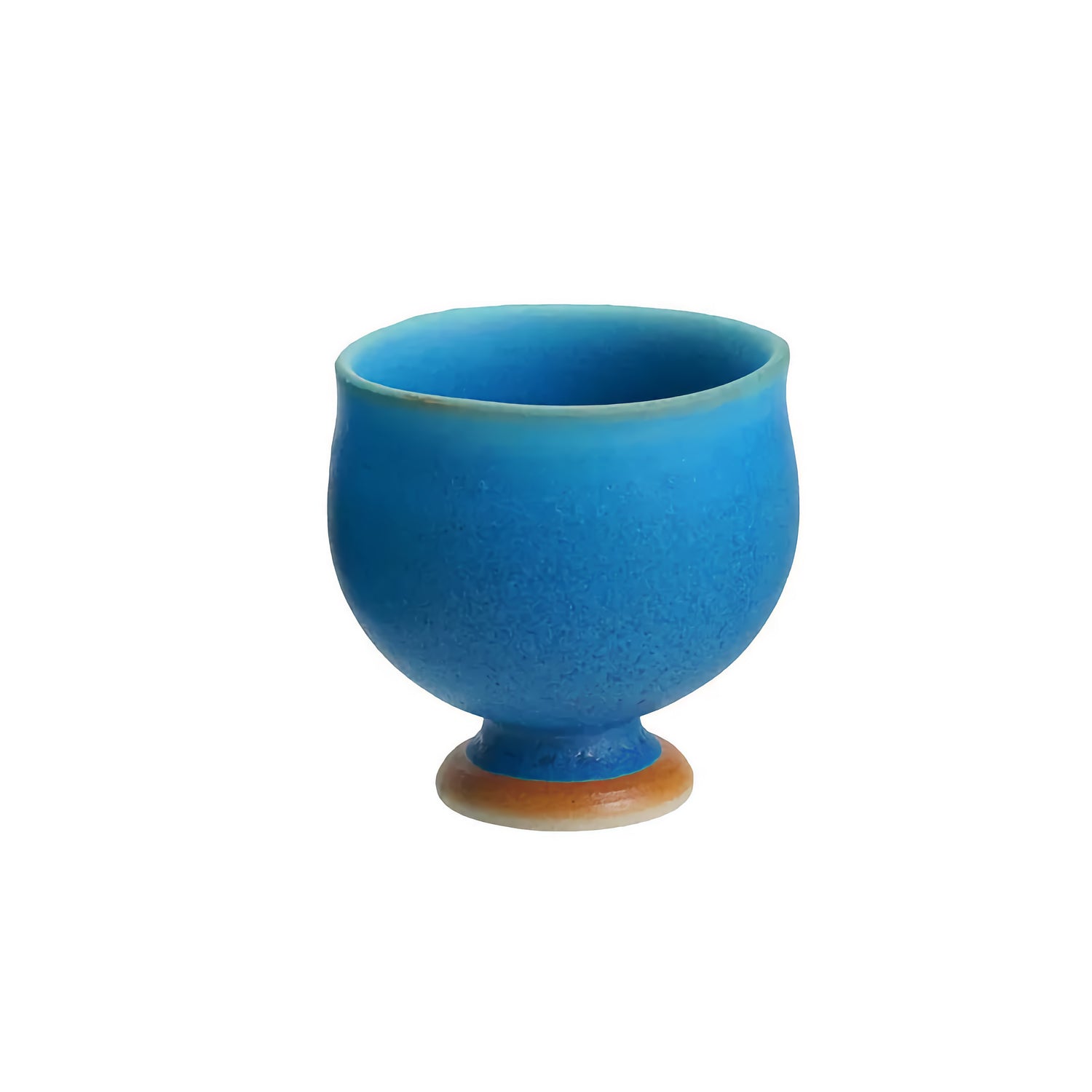 KUTANI WARE TURKISH GLAZE GUINOMI (SAKE CUP) / KOKUZOU KILN
